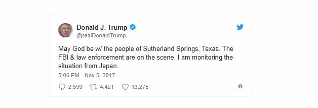 Tiroteio deixa vítimas em igreja no Texas