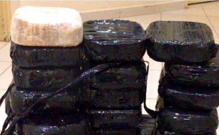 PF prende economista e corretor de imóveis são presos com 36,7 quilos de cocaína em hotel PF/Divulgação