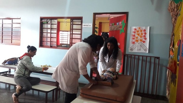 Iniciativa de unidade leva atendimento de puericultura a crianças de sociedade assistencial
