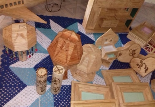 Fórum de Aquidauana recebe exposição de artesanato produzido por detentos