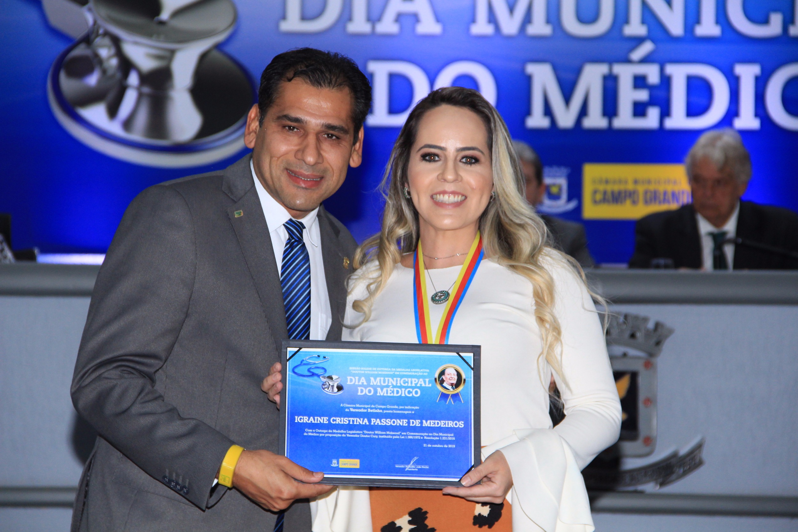 Médicos da Capital são homenageados pelo vereador Betinho Divulgação