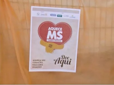 Campanha Aquece MS começa em Campo Grande e meta é arrecadar 15 mil peças TV Morena e parceiros dão início à campanha Aquece MS
