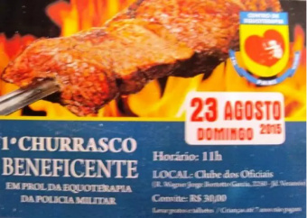 1° EIPMMont realiza 1ª Cavalgada da Polícia Militar Montada e Churrasco Beneficente