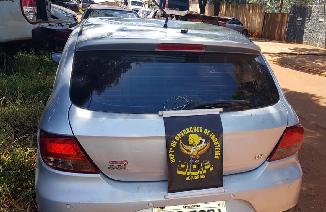 Veículo roubado em Salvador é recuperado pelo DOF Assecom/DOF/Sejusp.
