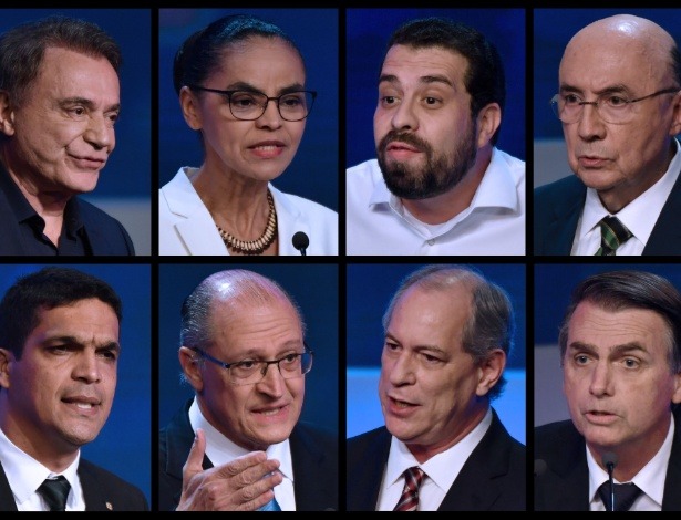 Bolsonaro, 26%; Ciro, 11%; Marina, 9%; Alckmin, 9%; Haddad, 8%