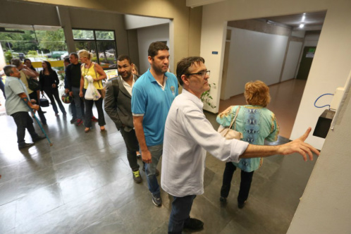 Servidores ao fim do expediente