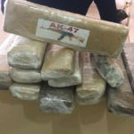 Maconha apreendida pela PRF no Posto Capey (Divulgação)