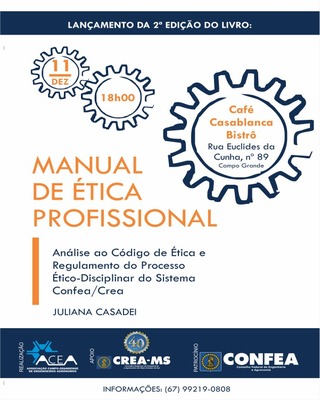 Ética profissional é tema de livro que será lançado amanhã Ética profissional é tema de livro que será lançado amanhã