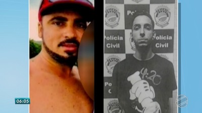 Envolvidos na morte de jovem após briga por cachorros se apresentam na delegacia em Campo Grande Polícia Civil divulgou imagens dos suspeitos de matar após briga por cachorros (Foto: TV Morena/Reprodução)