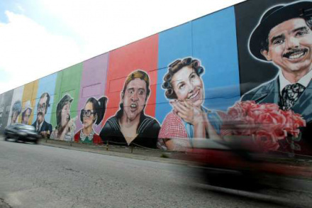 Zona sul de São Paulo ganha mural do Chaves Felipe Rau/Estadão