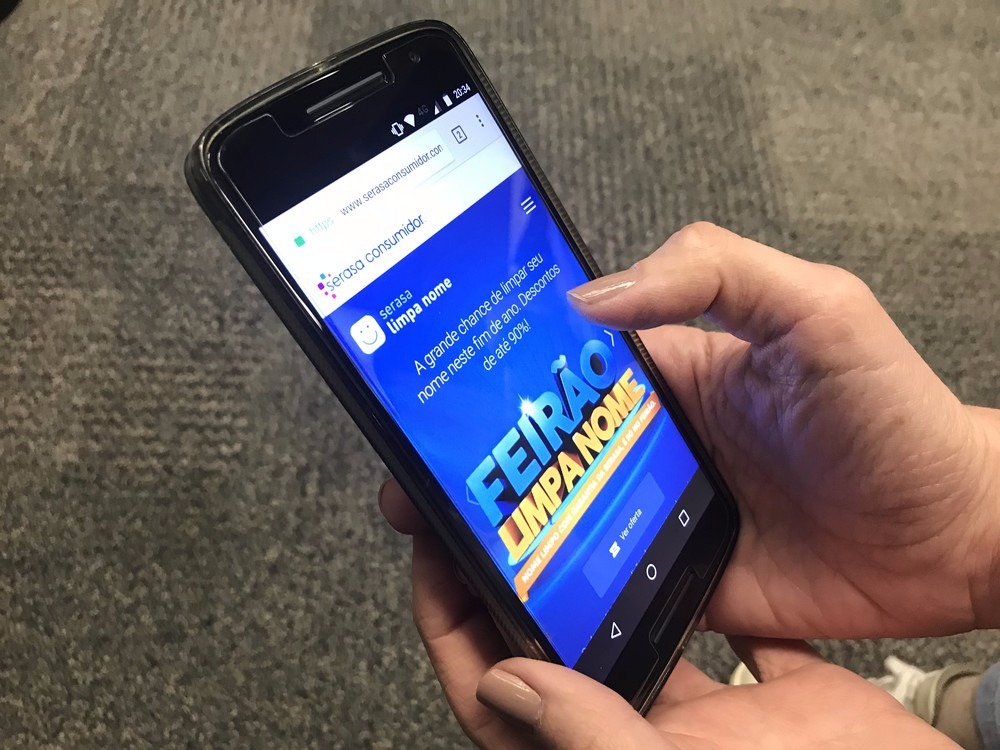 Feirão Lima Nome da Serasa tem somente versão online neste ano, e vai até o dia 30 de novembro. (Foto: André Paixão)