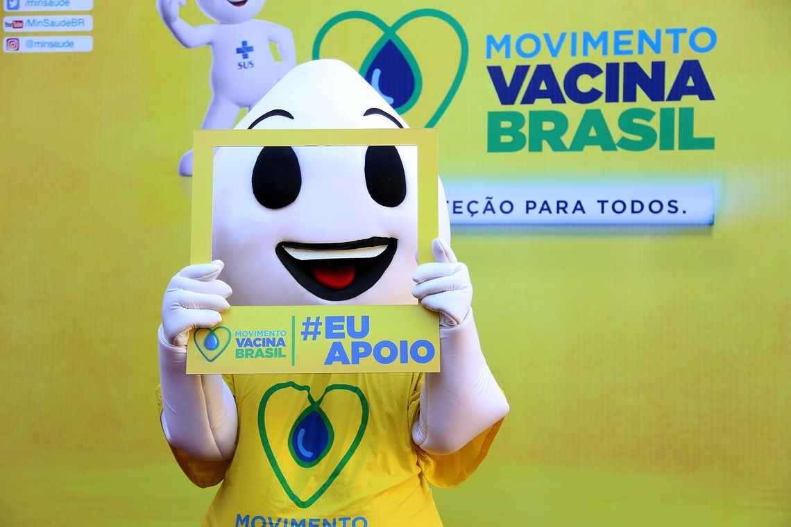 1ª fase da campanha de vacinação contra o sarampo termina nesta sexta-feira Erasmo Salomao/Ministério da Saúde