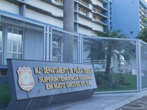Sede da Polícia Federal em Campo Grande.