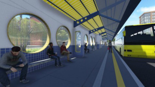 Projeto arquitetônico da Estação de Integração Leste, obra que será licitada ainda este mês – Divulgação