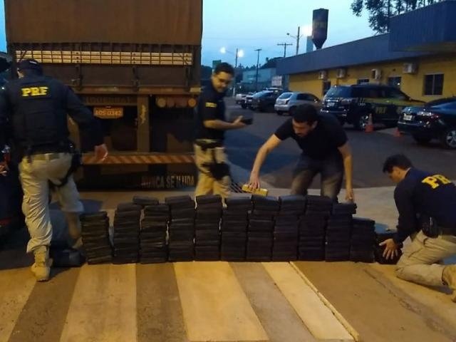 PRF apreende carga de cocaína avaliada em R$ 3,3 milhões Apreensão ocorreu em Dourados. Adilson Domingos