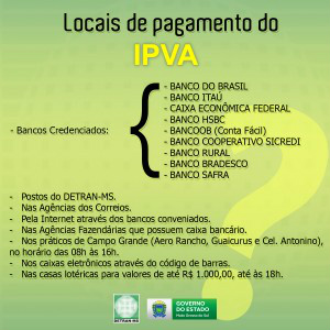 Último dia: Terceira parcela do IPVA pode ser paga até ás 18h desta terça-feira