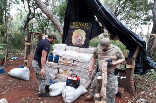 SENAD apreende mais de duas toneladas de maconha na fronteira Foto: Assessoria
