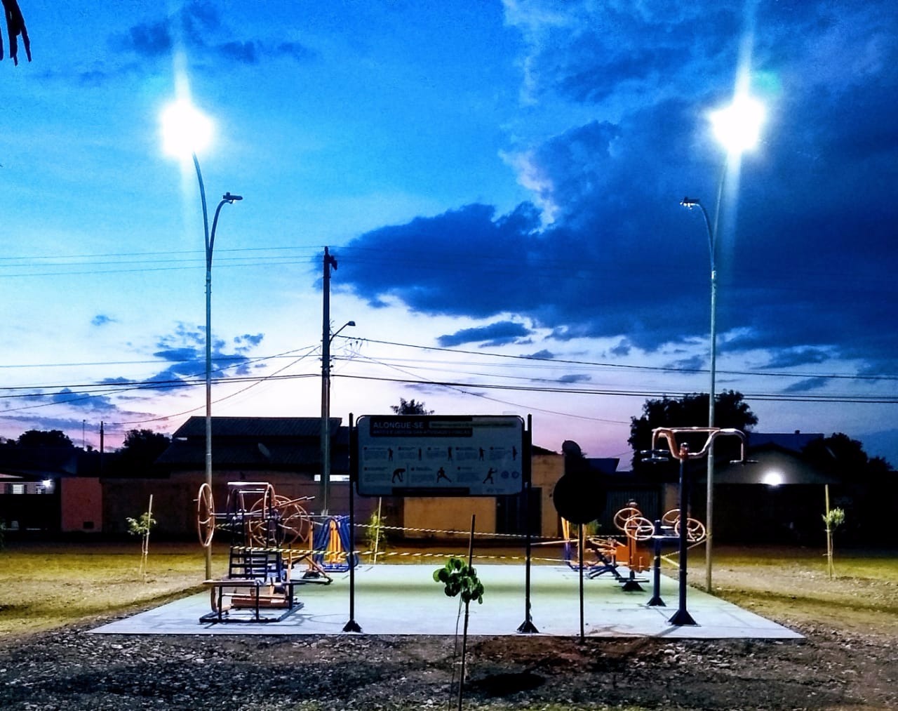População fica ansiosa para receber 1ª academia ao ar livre no Bairro Santa Emília Divulgação