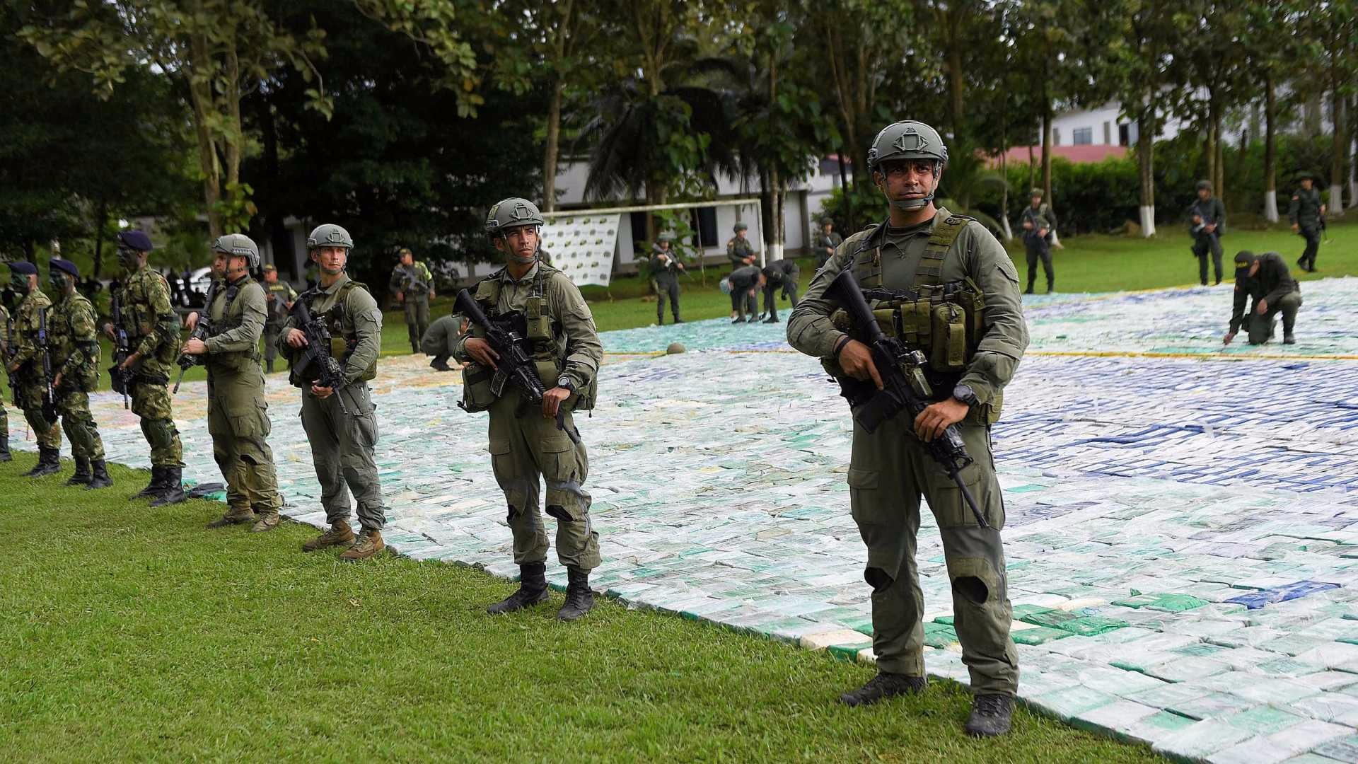 Colômbia faz a maior apreensão de cocaína de sua história