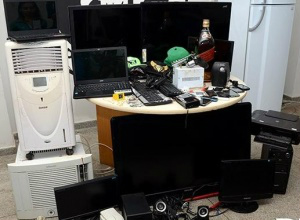 Os itens recuperados serão entregues na semana que vem. (Fotos: Anderson Gallo/Diário Corumbaense)