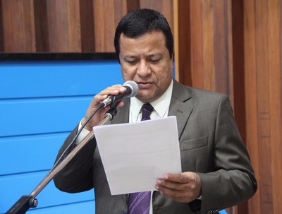 Deputado Amarildo Cruz pede informações sobre obra inacabada do Teatro Aracy Balabanian