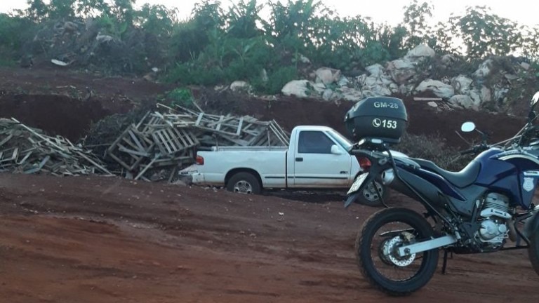 Operação descarte faz novo flagrante de crime ambiental Operação descarte faz novo flagrante de crime ambiental