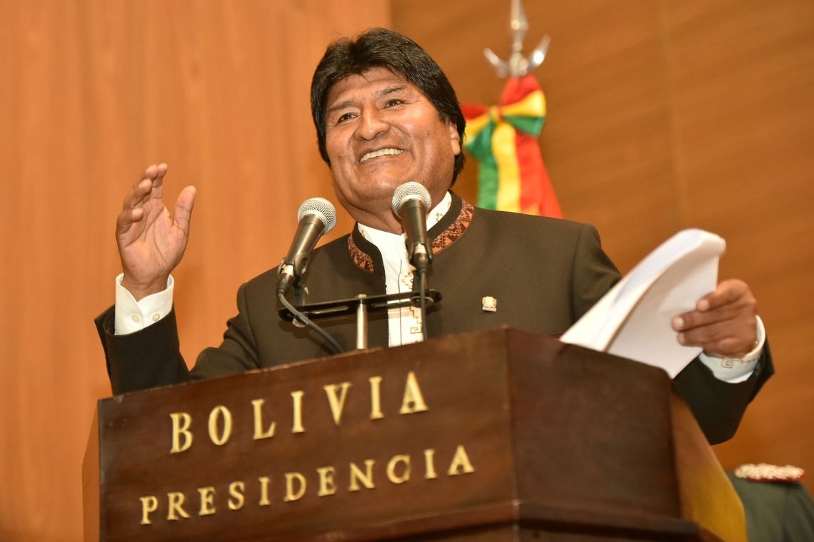 Morales convida vários países para auditoria do processo eleitoral Enzo De Luca/Presidência boliviana/via Reuters