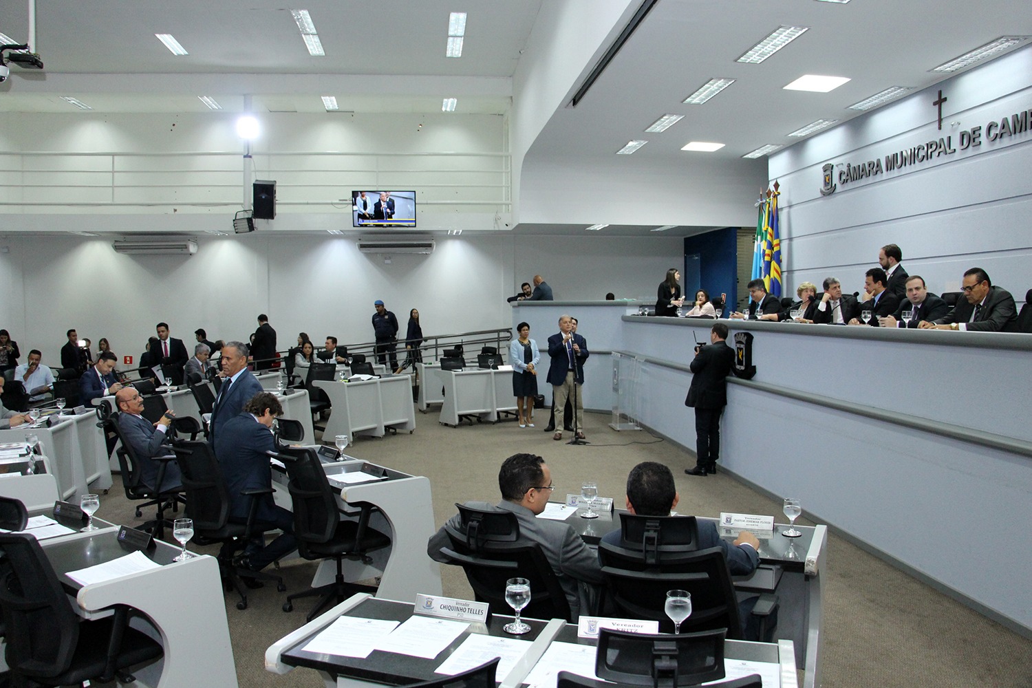 Vereadores aprovam dois Projetos, derrubam um Veto e mantêm outro nesta terça-feira Foto: Assessoria