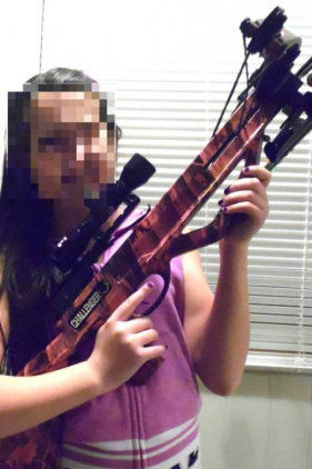 Menina de 10 anos é competidora de tiros mais jovem dos EUA Foto: Reprodução/Facebook