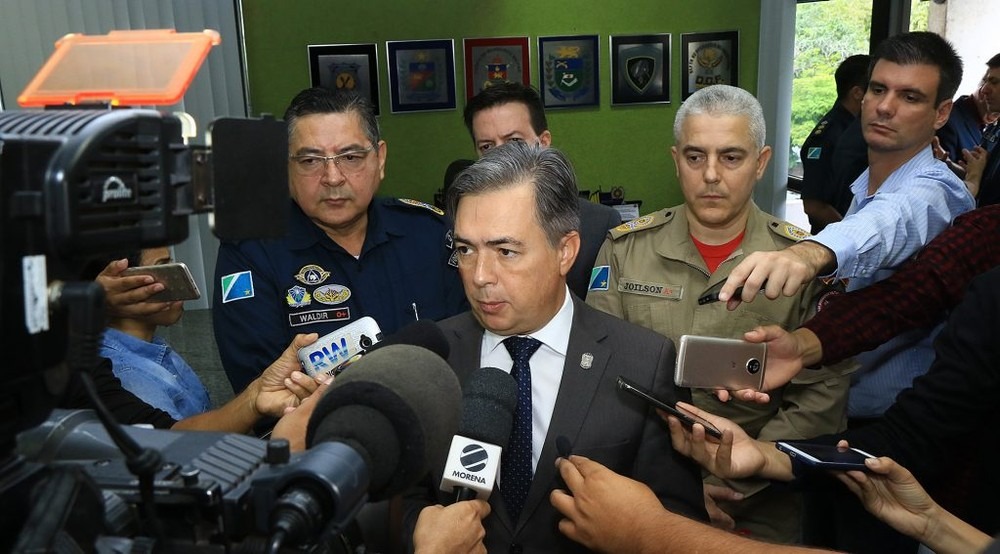 Secretário de Justiça e Segurança Pública, Antonio Carlos Videira.  Edemir Rodrigues/Subsecom