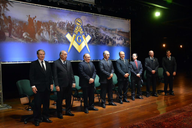 A solenidade ocorreu em comemoração ao Dia do Maçom
Foto: Roberto Higa AL/MS
