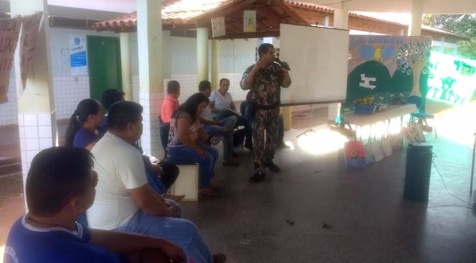 PMA realiza trabalho de educação ambiental para professores e alunos PMA realiza trabalho de educação ambiental para professores e alunos