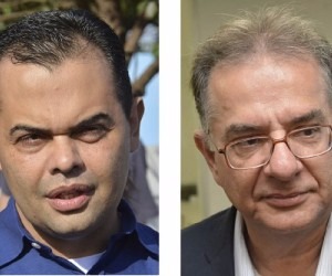 Governo atrasa repasse de R$ 15 milhões à prefeitura da Capital Secretários municipal, Marcelo Vilela, e do Estado, Nelson Tavares - Álvaro Rezende