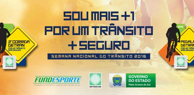 Detran abre inscrições para eventos esportivos da Semana Nacional de Trânsito