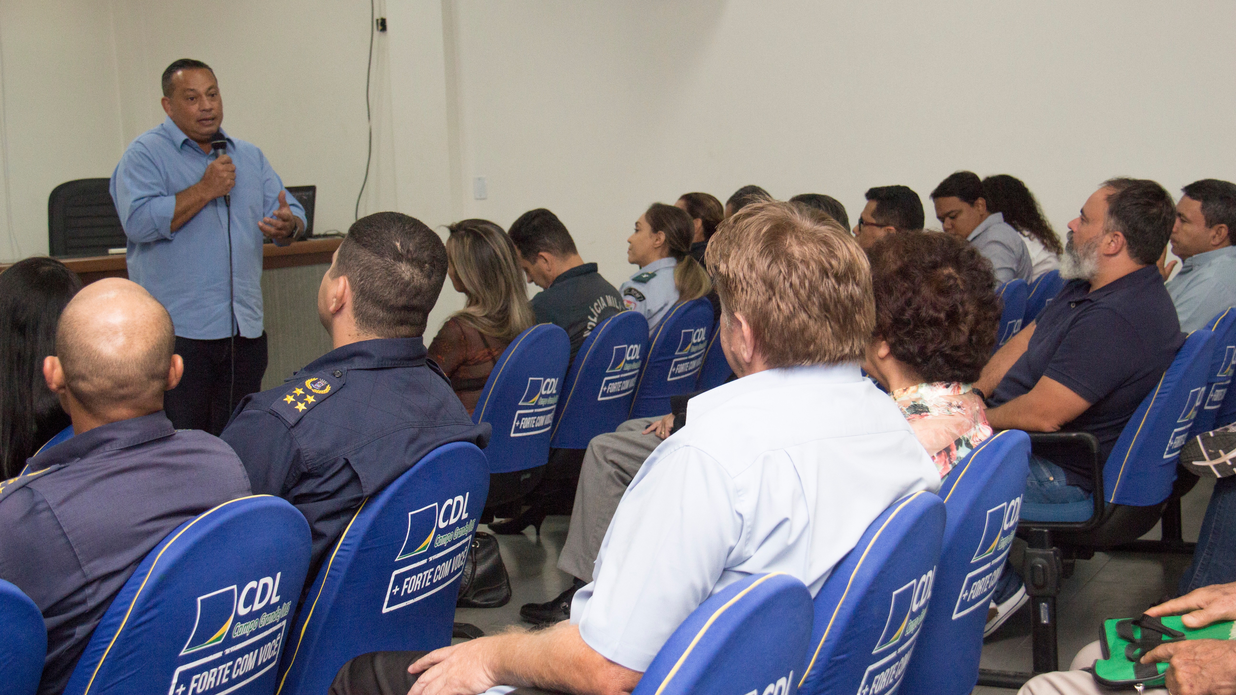 Empresários e autoridades debatem a segurança na área central de Campo Grande Assessoria de Comunicação CDL Campo Grande