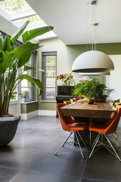 Décor do dia: selva urbana no jantar