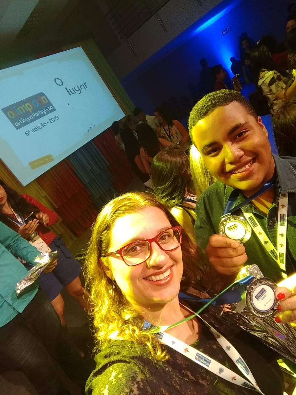 Aluno e professora da Reme estão na final da Olimpíada de Língua Portuguesa Divulgação