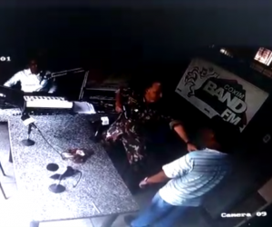 Vídeo mostra momento em que tenente dispara - Divulgação