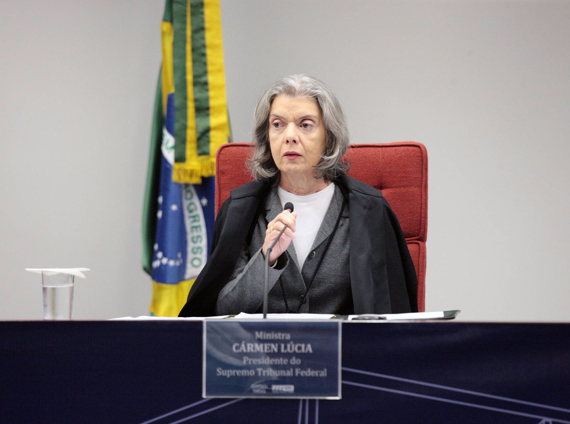 STF e Planalto batem de frente por suposta espionagem contra Fachin Cármen Lúcia, presidente do STF DIVULGAÇÃO