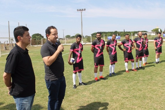 Jogos movimentam regional da Sanesul em Dourados Diretor-presidente da Sanesul fez a abertura dos jogos em Dourados. - Divulgação