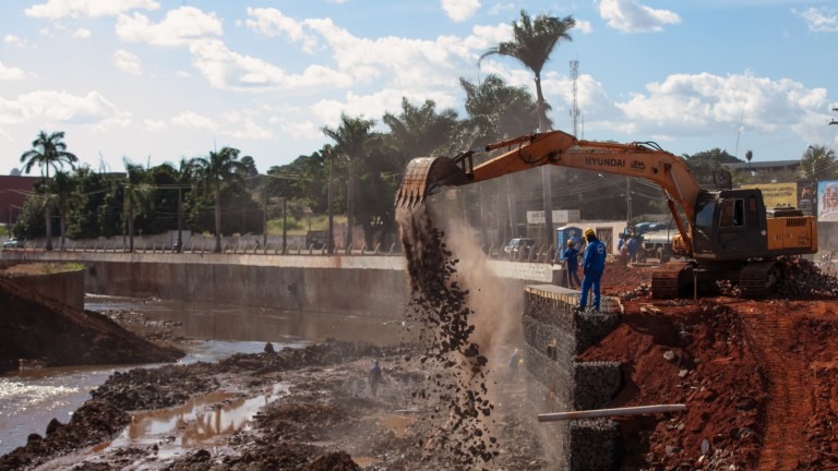 Recursos para continuidade das obras de revitalização do Rio Anhanduí serão liberados