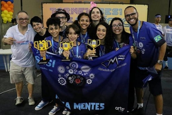 Representantes de MS participarão de torneio nacional de robótica Divulgação / FIEMS