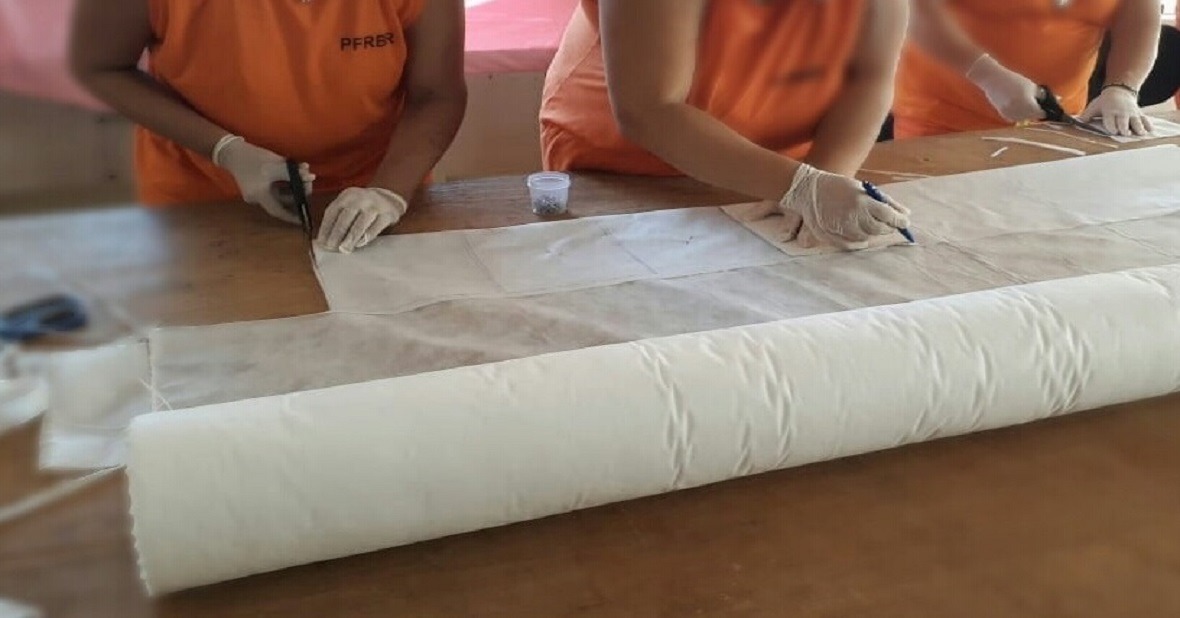 Produção de EPI´s em Rio Brilhante. Agepen