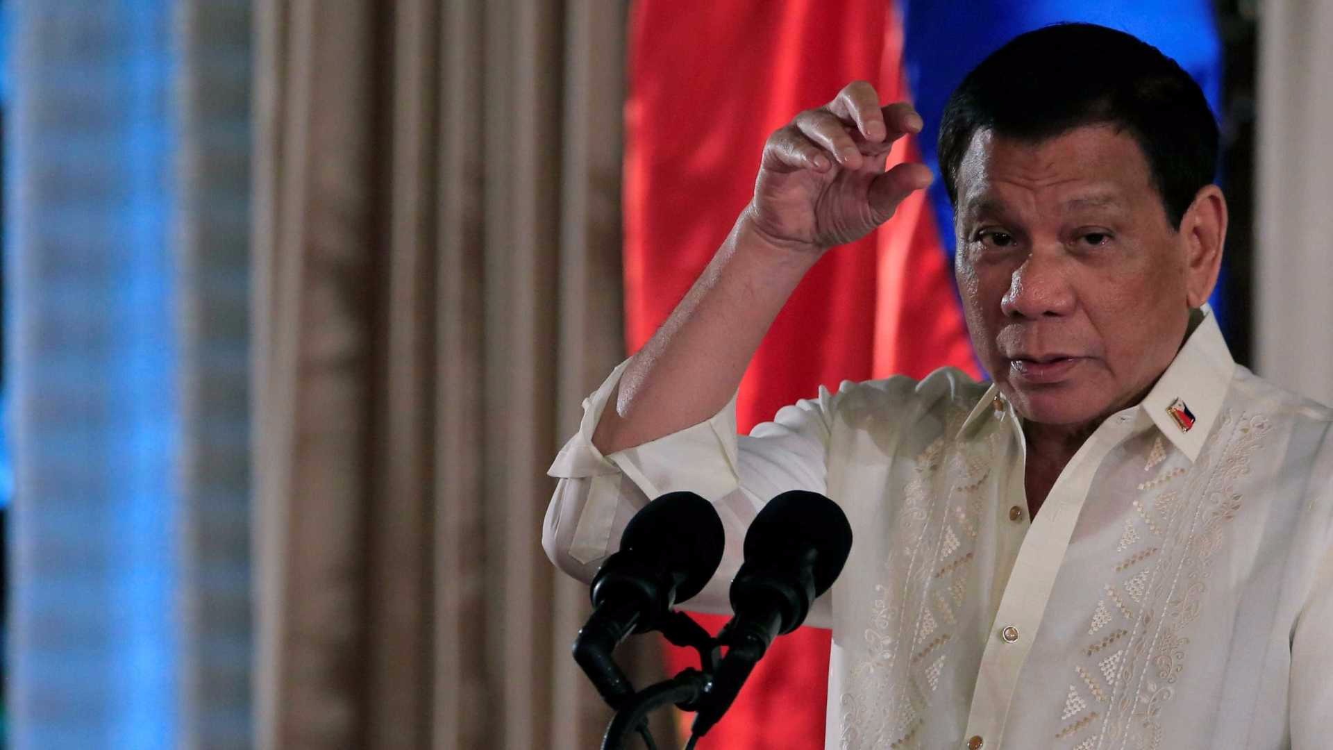 Duterte: 'Ninguém precisa de guerra no mar do Sul da China