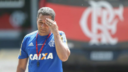 Treino do Flamengo, Vanderlei Luxemburgo Foto: Urbano Erbiste / Agência O Globo