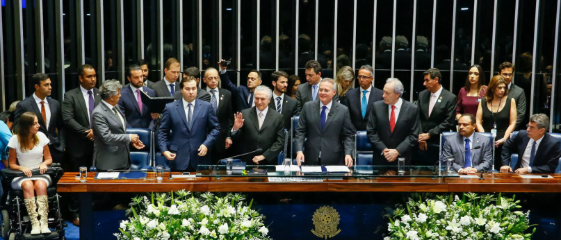 Parlamentares da mesa de posse de Temer têm 76 ações judiciais © Marcos Corrêa/PR