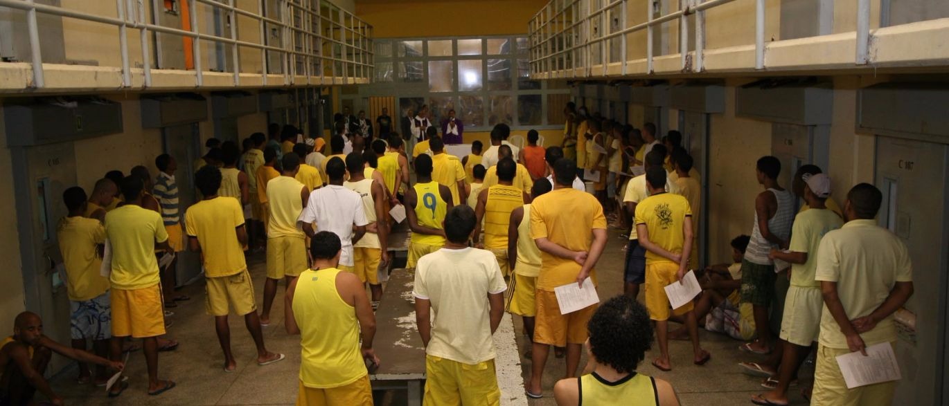 'Uma cela que cabe 12 presos tem 55', dizem agentes penitenciários Alberto Coutinho/Secom