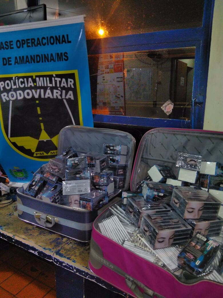 PRE apreende produtos contrabandeados na MS-276