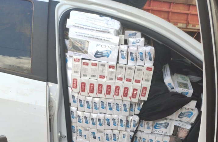 Três veículos com cigarros contrabandeados são apreendidos na Operação Hórus Divulgação