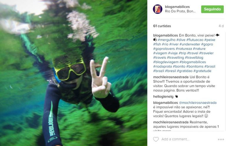 Divulgação no Instagran- Blog Amabilices.